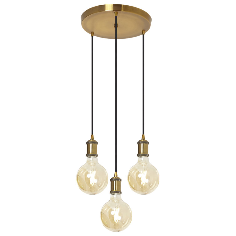 4lite 3 Light Cluster Bulb Pendant Wayfair.co.uk